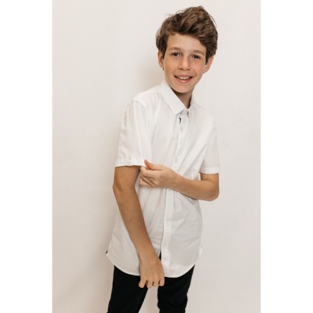Surchachka upper for ISEE boys, height 146-152 cm, white color-10