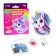 Diamond mosaic on a keychain with partial filling for children "Unicorn"