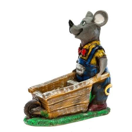 Garden figure "rats with a tachanka" 58x28x60cm-1