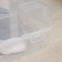 Box for storing shoes "Renome", 61 × 34 × 13 cm, transparent color
