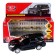 Metal machine "Lexus LX-570" 12 cm, the color is black, doors open, inertial
