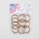 Rings for bags, d = 32 mm, thickness - 3 mm, 10 pcs, gold color