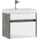 Domino Tumba Karlo under the Classica 50 sink, suspended, concrete, with 1 box