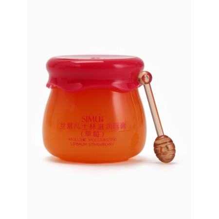 Moisturizing lip balm with strawberries-4