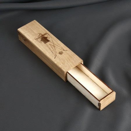 Penal for needlework, wooden, 20 × 6 × 4 cm-1
