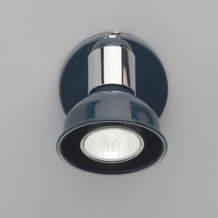 Lamp "Hof", 50W GU10, blue 10x14x15 cm-4