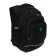 School backpack, 40 x 25 x 22 cm, Grizzly, ergonomic back, laptop department, black