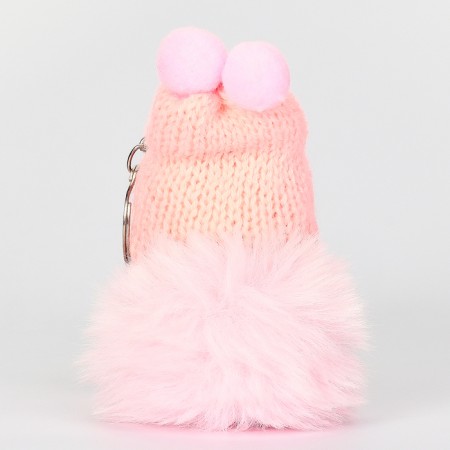 Soft toy "Winter doll" on a key fob, 16 cm, color mix-3