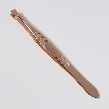 Pinzet beast, wide, 9 cm, silver/golden color-2