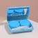 Set for contact lenses, in a case with a mirror, 4 objects, color mix