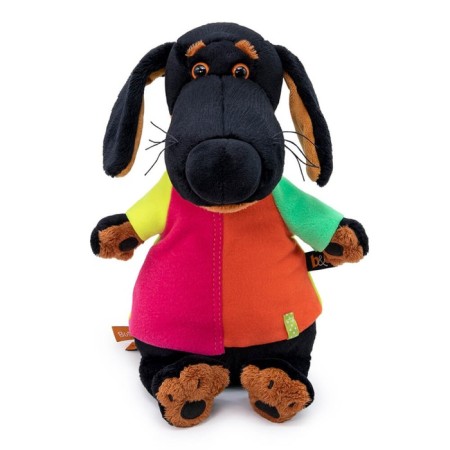 Soft toy "Waxon in a multi -colored T -shirt", 25 cm