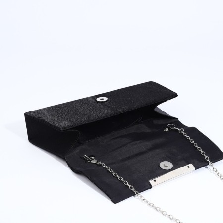 Clutch on magnet, long chain, black color-4