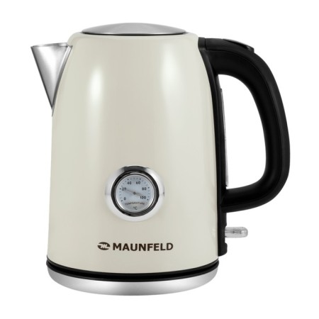 Teapot Maunfeld MFK-624BG, metal, 1.7 l, 2200 watts, beige