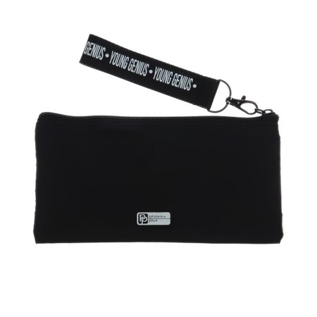 Penal soft, 1 compartment, 100 x 195 mm, flat, reflective element, Phoenix "Your Rules" Black 61333-2