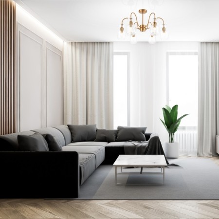 Ceiling lamp on the bar Gloss E14x60W-5