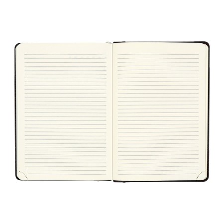 Diary Leduced A5 136 sheets, DEVENTE. Seattle, a solid cover of leatherette with foam rubber, thermo embossing, perforation, lies, cream block 70 g/m2, black-10