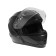 The helmet integral with two visors, size XL (60-61), BLD-M67E model, black glossy