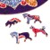 Figure puzzle "Mandala", a series "Funny toys"