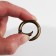 Karabin ring, d = 20/28 mm, thickness - 4 mm, 5 pcs, bronze color