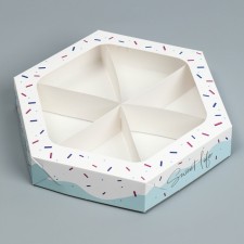 Confectionery box, packaging, Sweet Life, 23 x 23x 4 cm