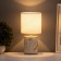 The desktop "Juno" E14 40W is a white-gold 13x13x26.5 cm