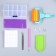 A set of tools for diamond mosaics, with an organizer