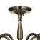 Economic Service Chandelier "Classic" 5x60W E27 bronze 66x66x36 cm
