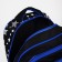 Baby backpack on lightning, 3 outer pockets, blue color