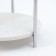 Laksi Flowers stand Gloris, 360x360x1110, chrome/Yasen white