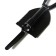 Tourist shovel, l = 47 cm, folding, saw, metal stalk, with a pen, in a case, Greengo