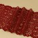 Lace elastic fabric, 190 mm × 2.7 ± 0.5 m, burgundy color