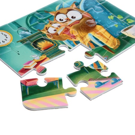Magnetic puzzle A5 "DAY of the Day. Family evening "-2