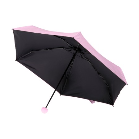 Gift set fan and umbrella, pink-3