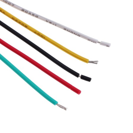 Switch, 12 V, 3 A, 5 PIN, IP67, D 16mm, wire 15 cm, yellow-4