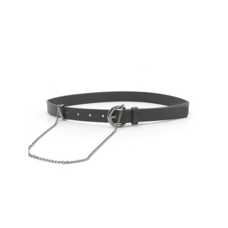 Artificial leather belt for girls, size 75 cm-2