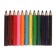 Pencils of 12 flowers "Kalyak-Malyak", three-sided, thick