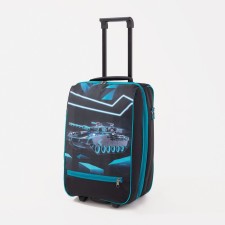 Baby suitcase 32 l (s), lightning department, black/blue color