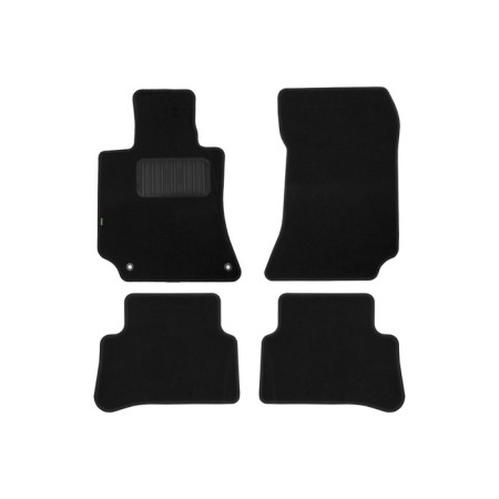 Standard salon mats for Mercedes-Benz E-Class W212 automatic transmission 2009-2012, sedan, 4 pcs., Textile