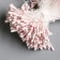 Stamens for flowers "drops matte pale pink" d = 1.5 mm set 400 pcs length 6 cm