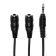 Luazon Jack 3.5 (M)-2xjack 3.5 (F), for 2 headphones, 0.1 m, black
