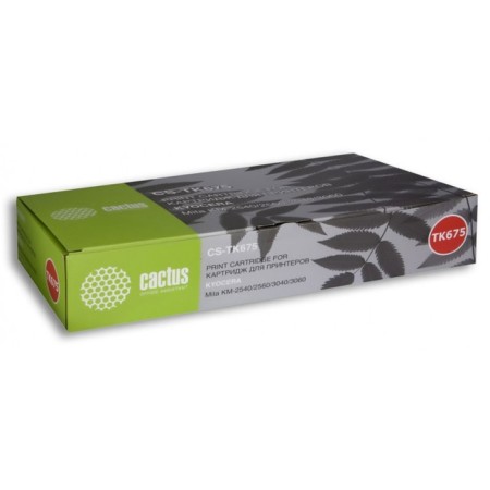 Toner cartridge CACTUS CS-TK675 Black for KyoCera Mita KM 2540/2560/3040/3060 (20,000