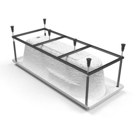Santana bathtub frame, 170 cm length complete with assembly package-1