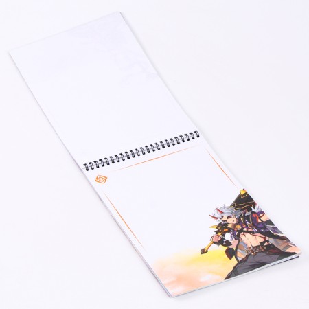 Creative notebook “In the wake of thunder” “Genshin” with stickers and translated tattoos, A4-3