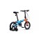 Bicycle 14 ’’ maxiscoo S007 Pro, blue color with orange