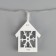 Garland “thread” 2 m with nozzles “house”, ip20, transparent thread, 10 LED, warm white glow, AAH2