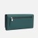 Women's wallet on magnets, green color