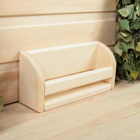 Shelf for oils, 6 bubbles, 24x11cm, linden "Dobroparov"-1