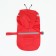 Dog raincoat, size XL (DS 30-35, OG 38-43, Osh 26-31 cm), red