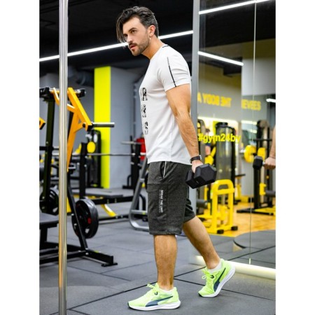 Sports T -shirt Male ISee, size 46, white color-7