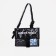 Youth bag with zipper, black color